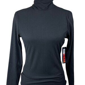 New 32 Degrees Base Layer Turtleneck Black M Medium Ribbed Long Sleeve